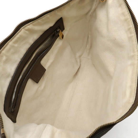 GUCCI Authentic Brown Leather Shoulder Bag - Picture 7 of 10